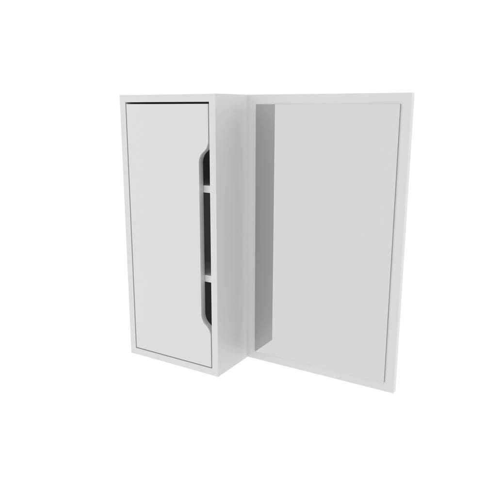 Espelheira para Banheiro com 1 Porta BN3648 60x60cm Branco - Tecno