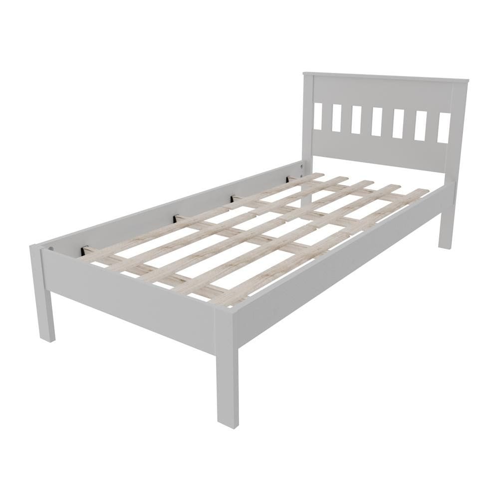 Cama de Solteiro CM8006 Para Colchão de 88cm Branco - Tecno