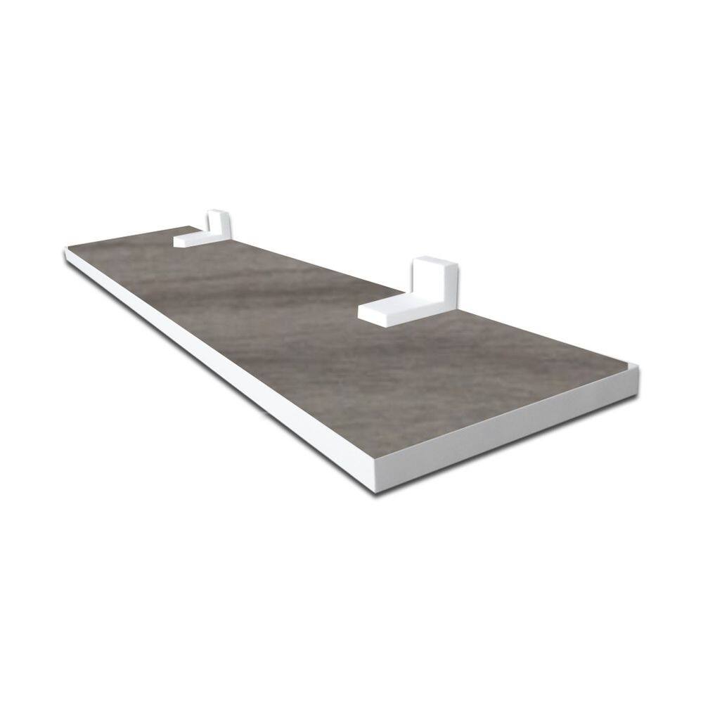 Prateleira Linha-Furta cor Com Borda De Pvc Branco 30x20 cm