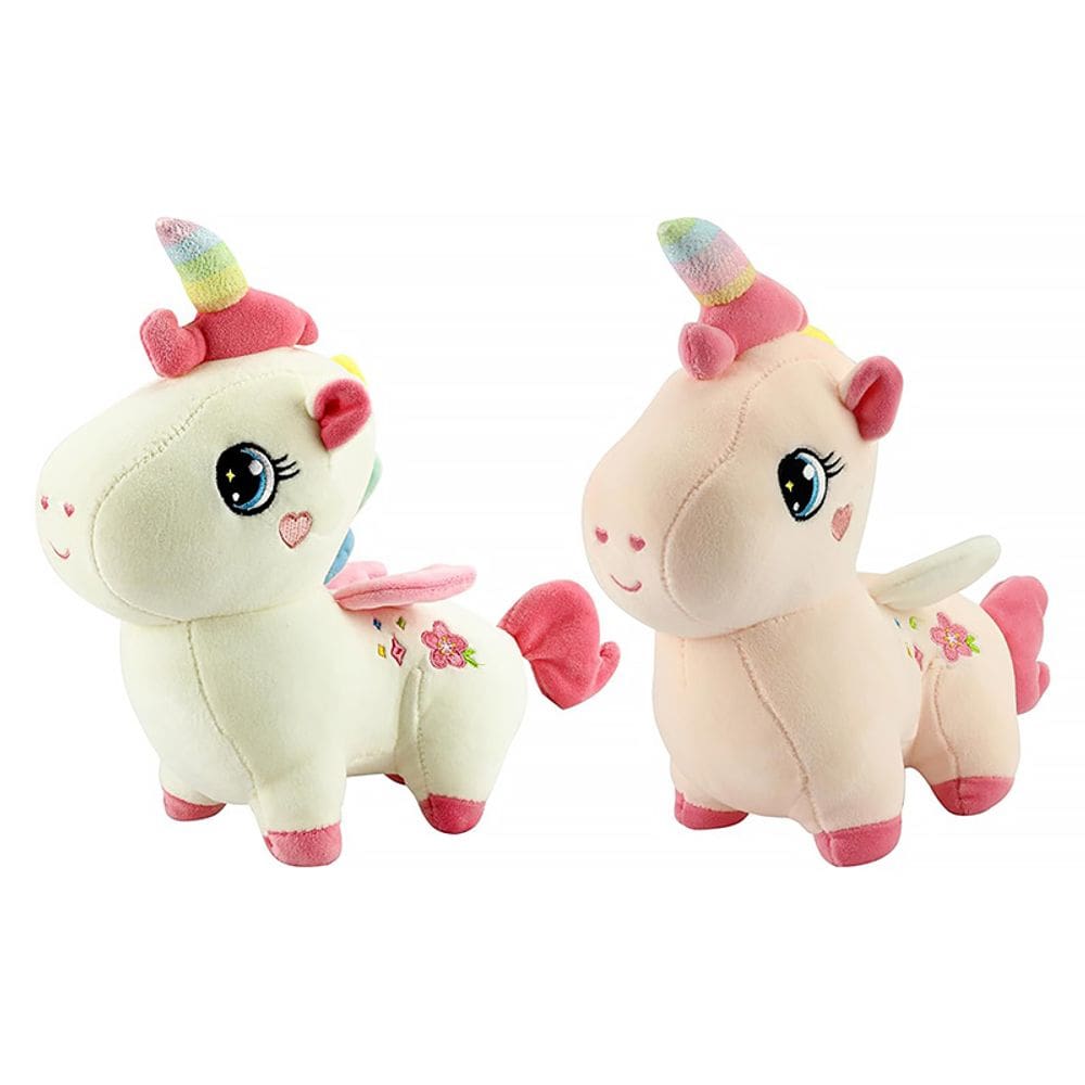 Pelúcia Unicórnio com Asas Cor diversa R3394 - BBR Toys