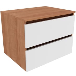 Gabinete de Banheiro 60 cm com 2 Gavetas Joana
