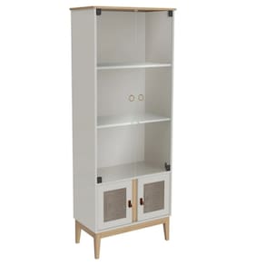 Cristaleira com Vidro 4 Portas Trama MB 1005 Movelbento