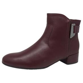 Bota Feminina Cano Baixo Salto Bloco Conforto Comfortflex