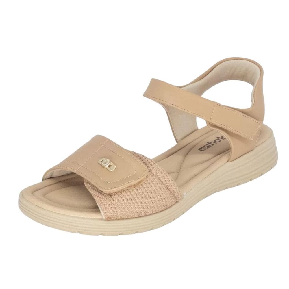 Sandalia Feminina Conforto Facil Calce Elástico Comfortflex