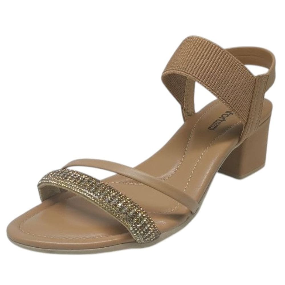 Sandalia Feminino Salto Medio Conforto Comfortflex