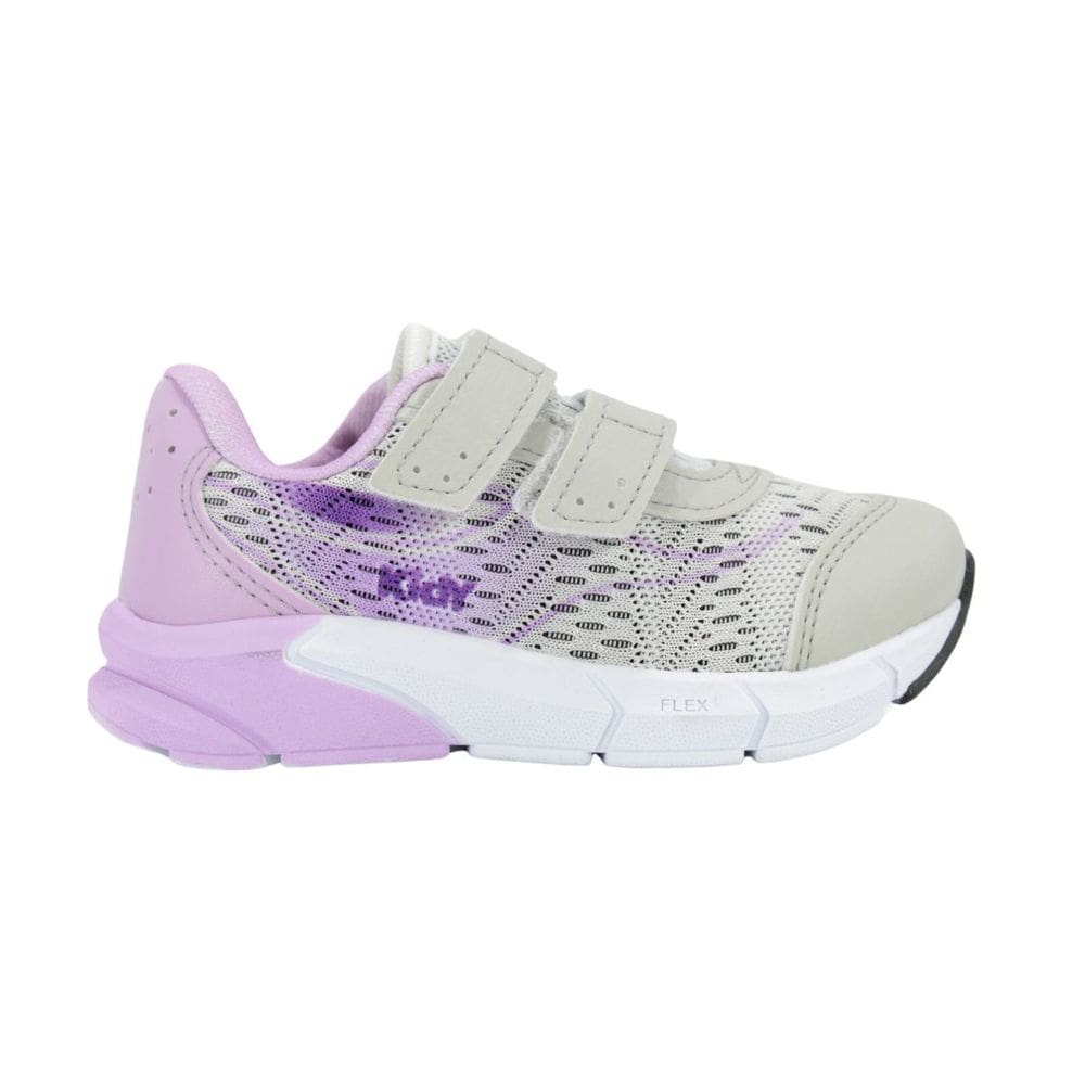 Tênis bb Meninas Kidy Cinza/Lilás
