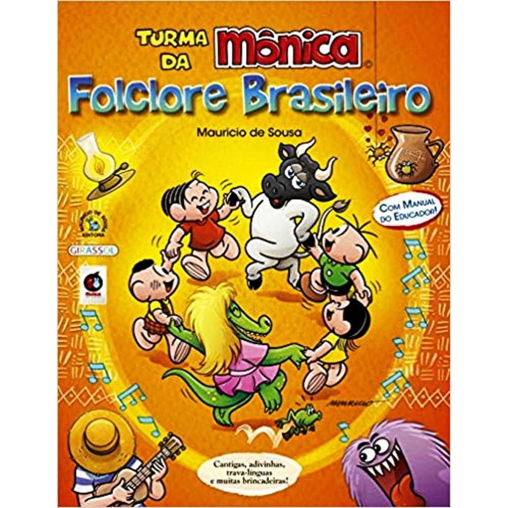 Livro Turma Da Mônica Folclore Brasileiro Português