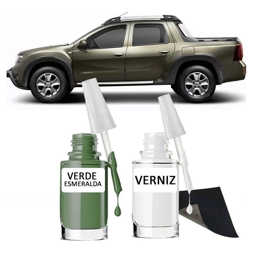 Tinta Retoque Tira Risco Automotivo Cor Verde Emerald Verde