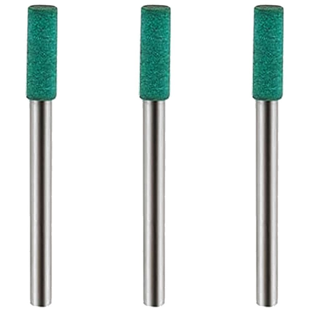 Kit 3 Ponta Montada De Borracha 4Mm Haste 3Mm Micro Retifica