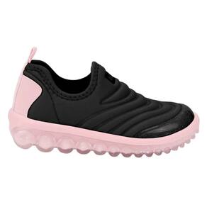 Tênis Bibi Roller 2.0 Infantil Preto/Rosa calce fácil