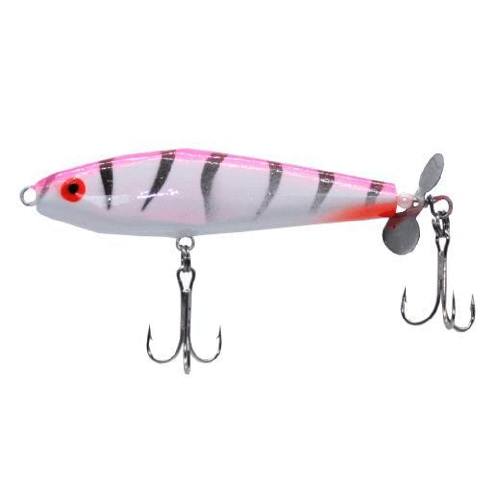 Isca Artificial Pesca Superficie Madeira Helice Tucunare 8Cm