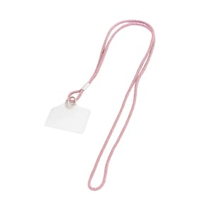 Cordão Universal Nerdcase para Celular, Poliéster, Rosa com Brilho
