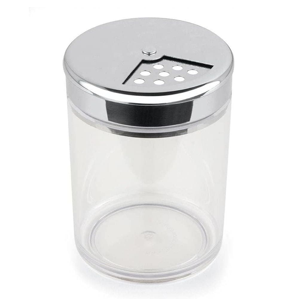 Farinheira Queijeira Inox Vidro 330ml Com 3 Aberturas Forma