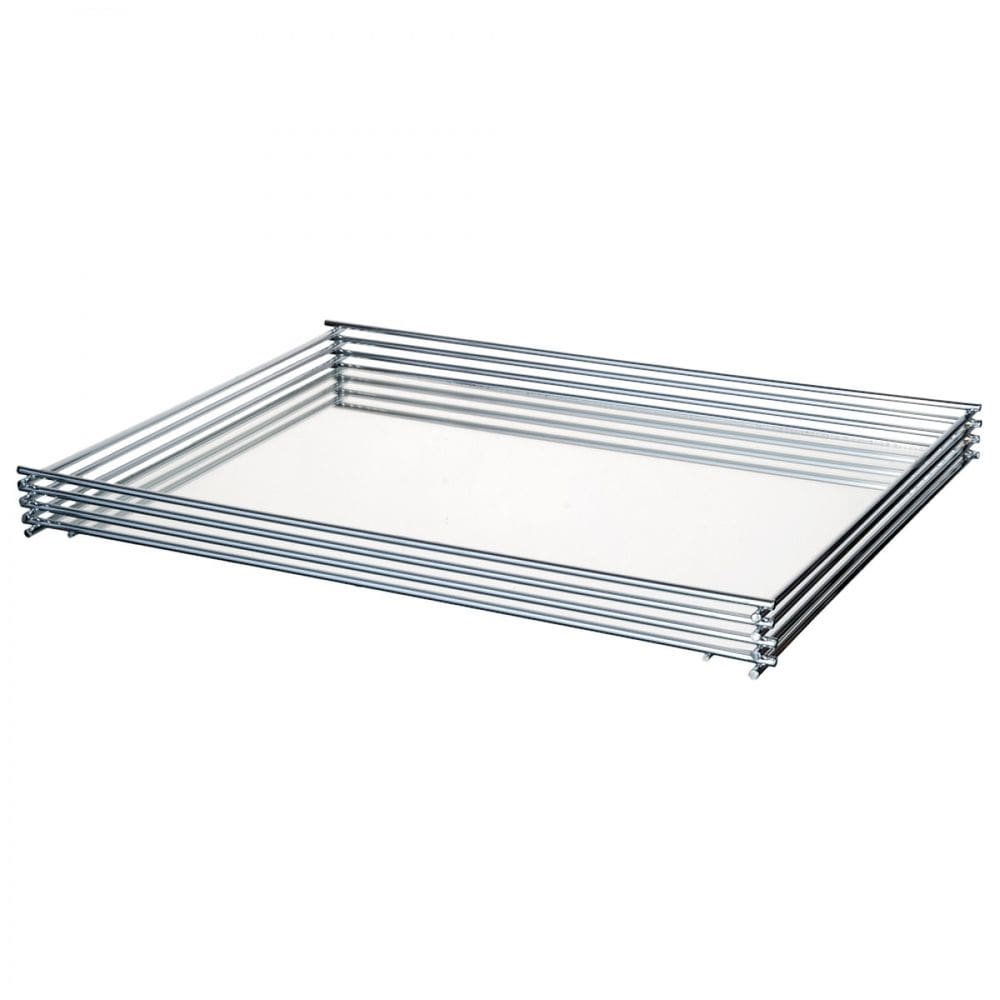 Bandeja para Bancada Wire 10 x 20 cm de vidro Espelhado