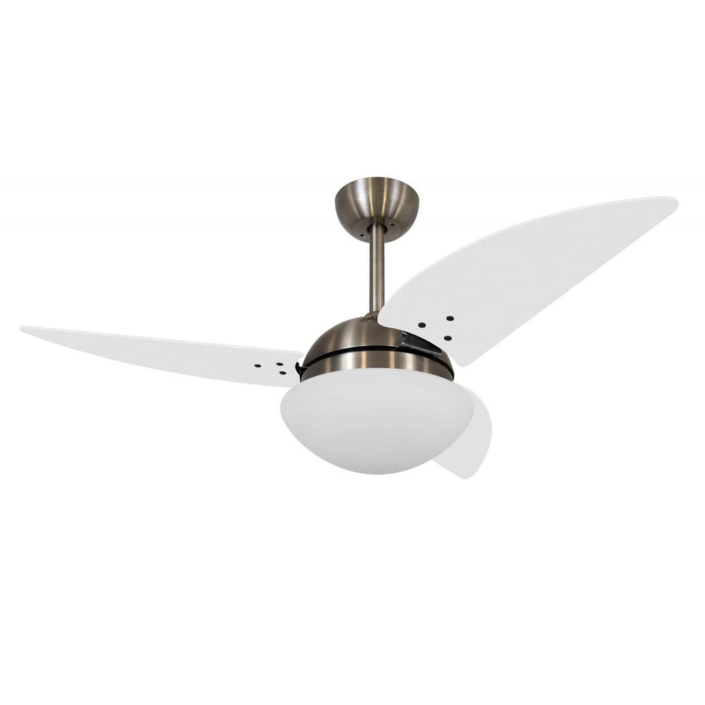 Ventilador De Teto VD42 Class Bronze 3 Pás MDF Branco 110V