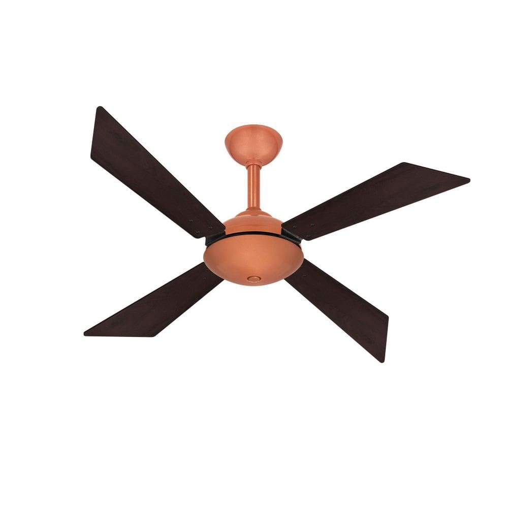 Ventilador Teto Cobre Sala Turbo Tech 4 Pás Mdf Ventax 220V