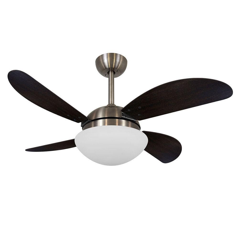 Ventilador Teto Volare Bronze Vd42 Fly 4Pás Tabaco 220V