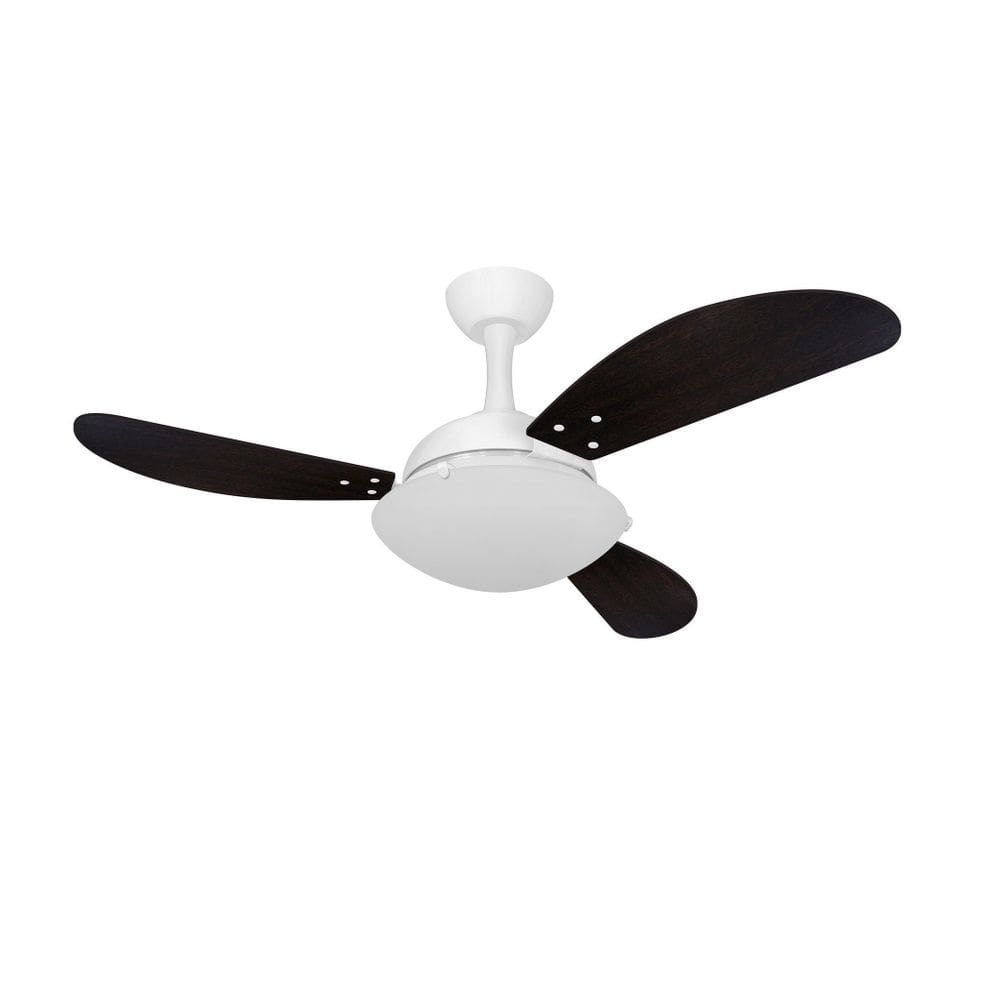 Ventilador Teto Silencioso Turbo 3 Pás Tabaco Ventax 220V