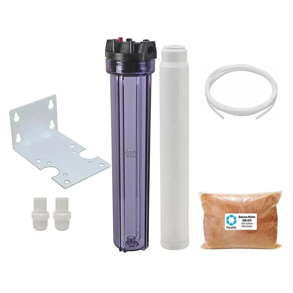 Carcaça 20 Transparente Resina Mb475 Estágio Extra Osmose