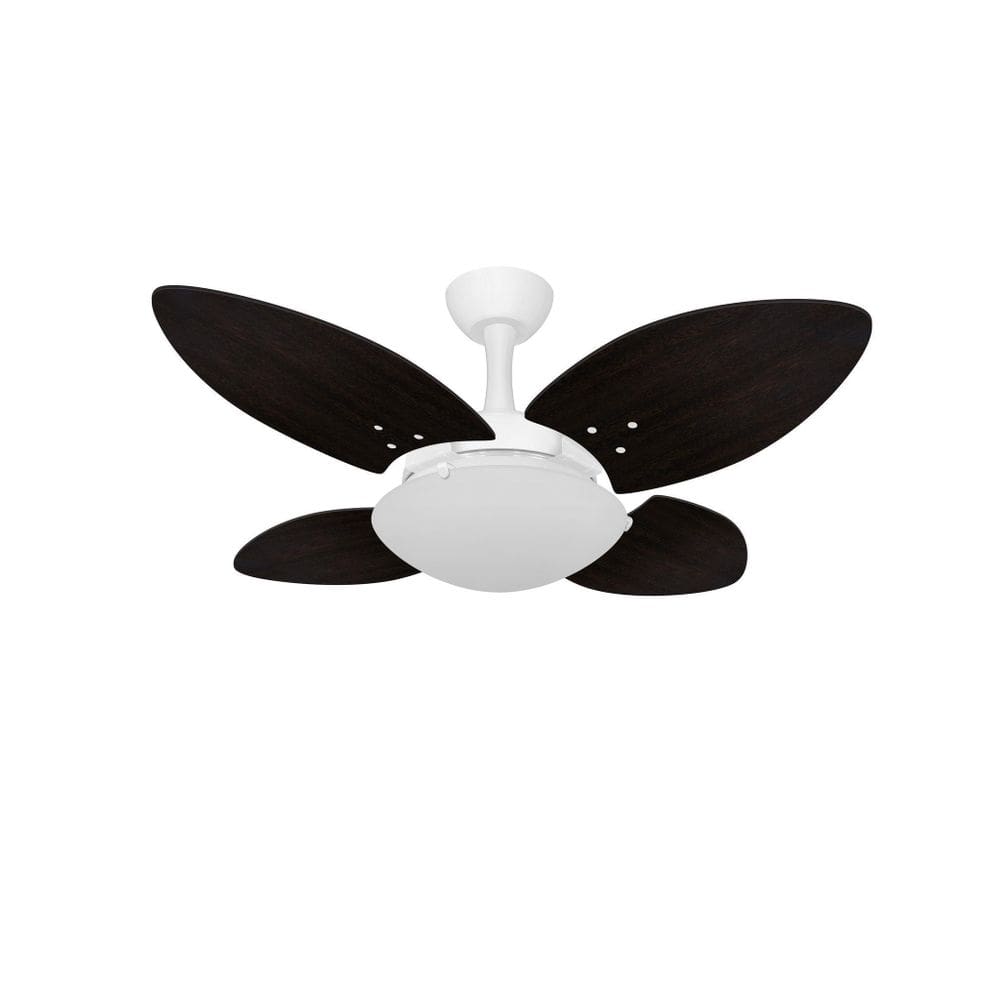 Ventilador Teto Silencioso Mini 4 Pás Tabaco Ventax 220V