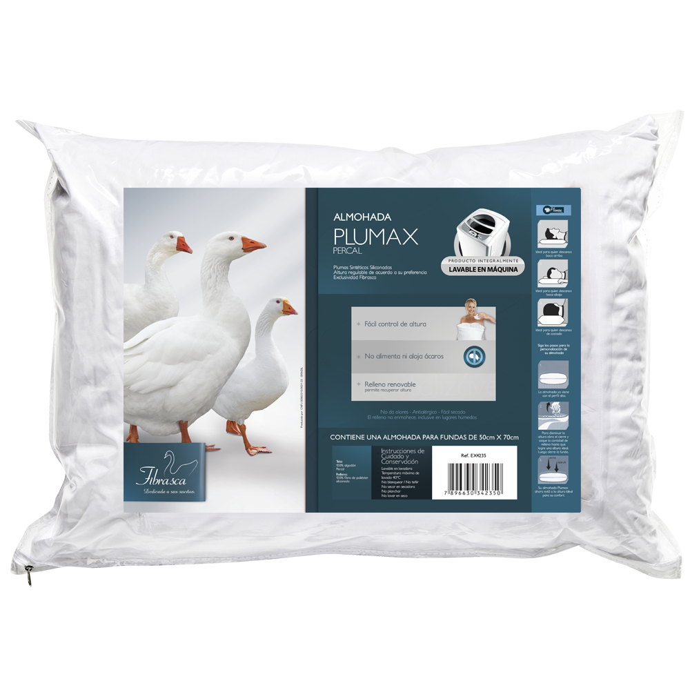 Travesseiro Plumax Percal
