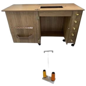 Móvel Gabinete Mesa Luxo Maquina De Costura Singer M3405