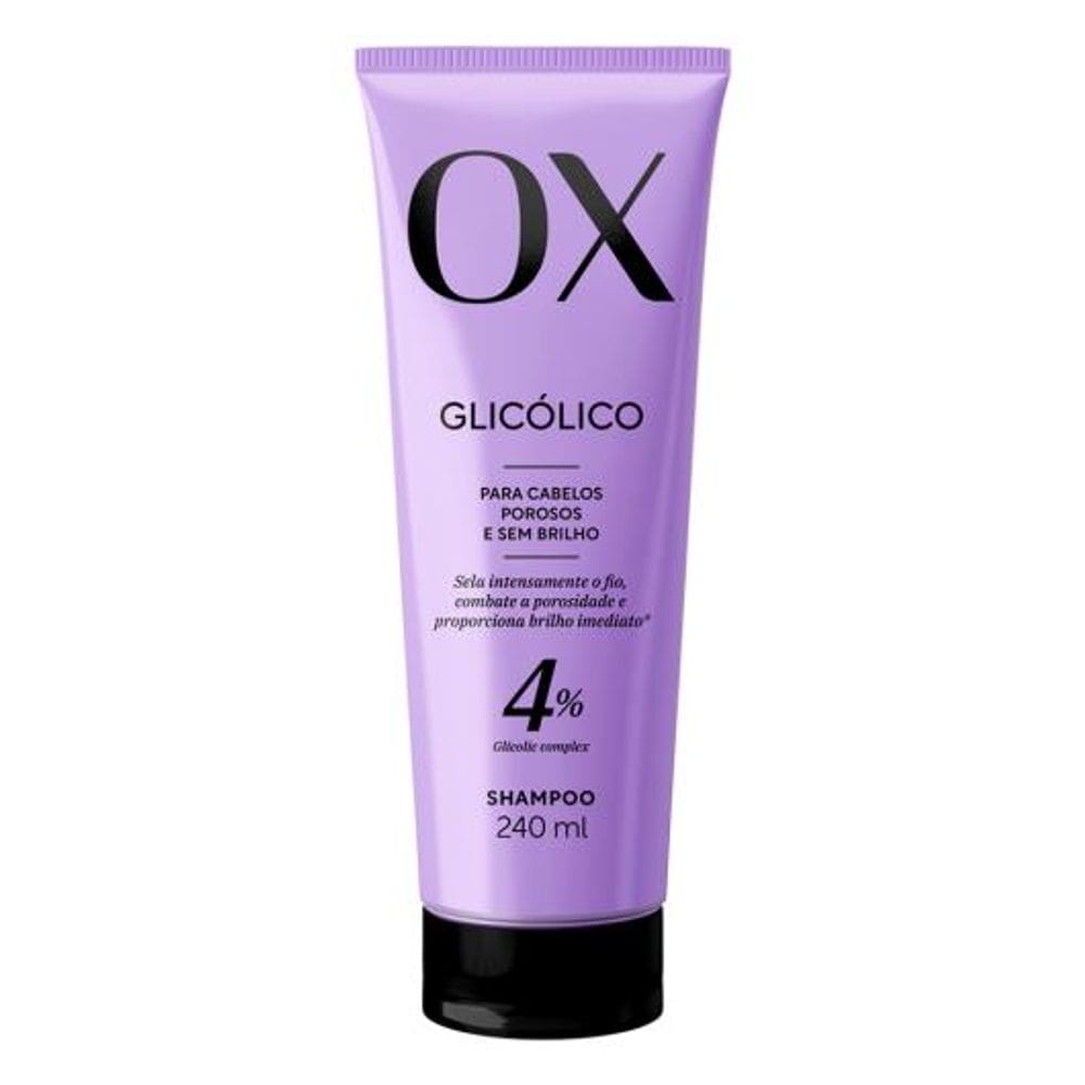 Shampoo Ox Glicólico 240ml - Cuidado Capilar