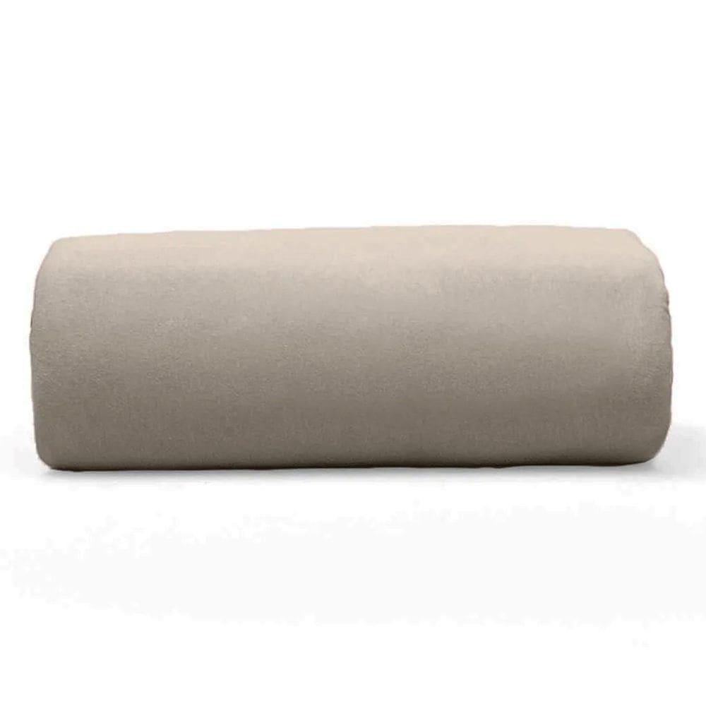 Lençol Buettner Queen Malha 100% Algodão Basic Liso Com Elástico Trigo