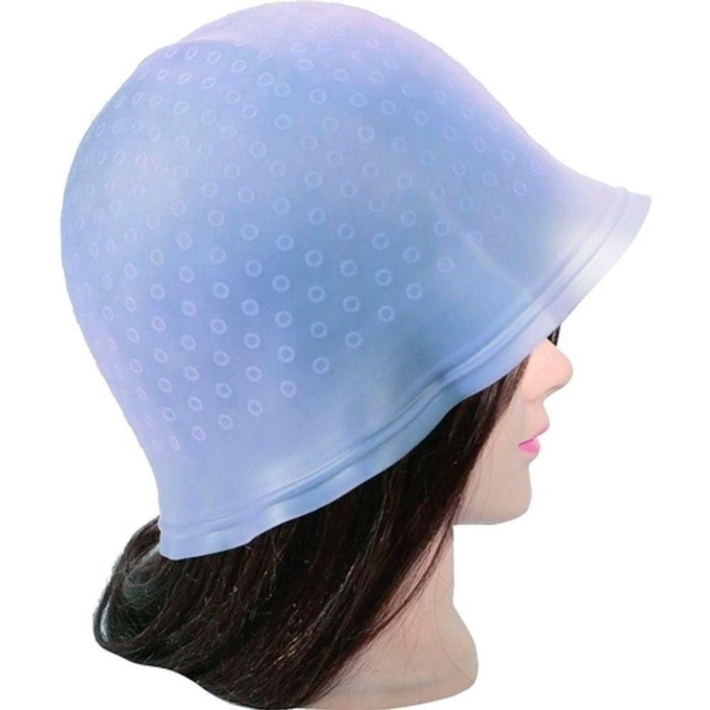 Touca Silicone Com Agulha Reflexo E Mechas Luzes