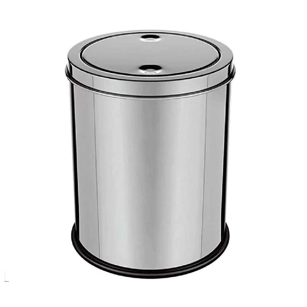 Lixeira De Inox Com Tampa Basculante 5 Litros - Euro Home
