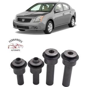 Kit 4 Bucha Quadro Agregado Nissan Sentra 2011 2012 2013 2.0