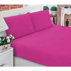 Lençol Solteiro 2 Peças Cama Box Temos Todas As Cores Charme
