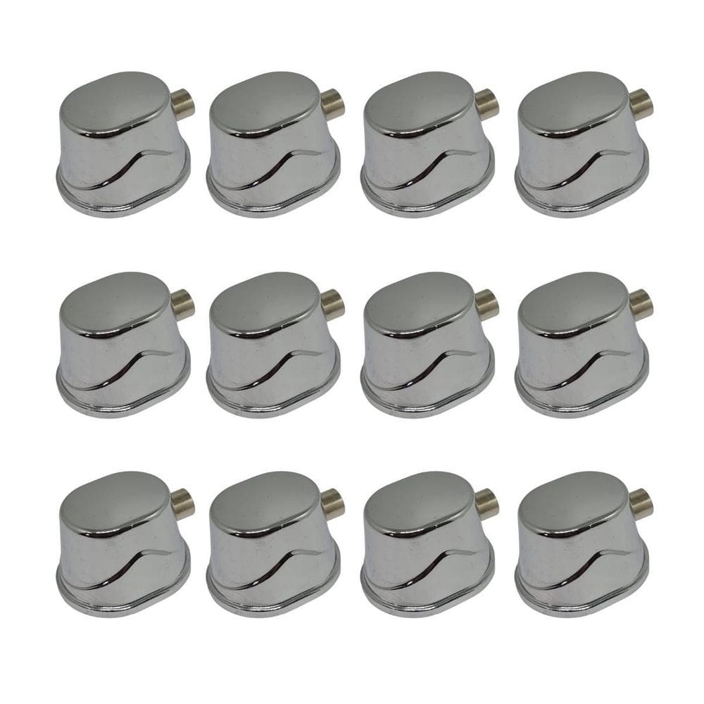 Kit 12 Canoas Para Tom Caixa e Surdo de Bateria 19.4 Cromada