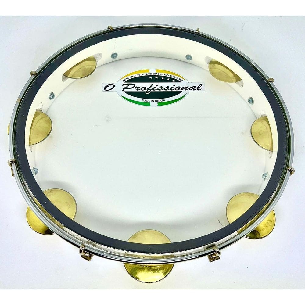 Pandeiro De 12 Polegadas Com Capa