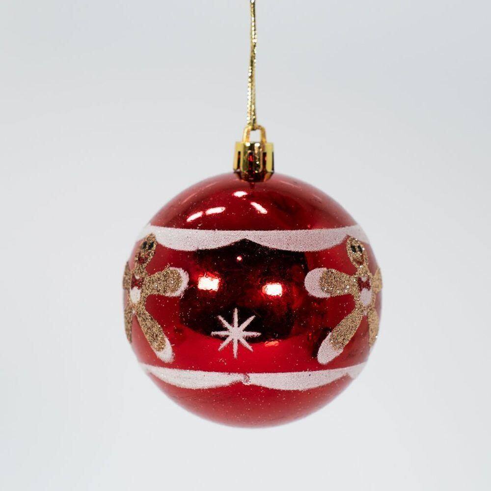 Kit 16 Bolas Enfeite Natalino árvore Natal Branco Vermelho