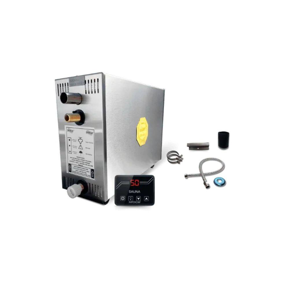 Sauna a Vapor 9kW Monofásico 220V- Painel Small - Impercap Saunas