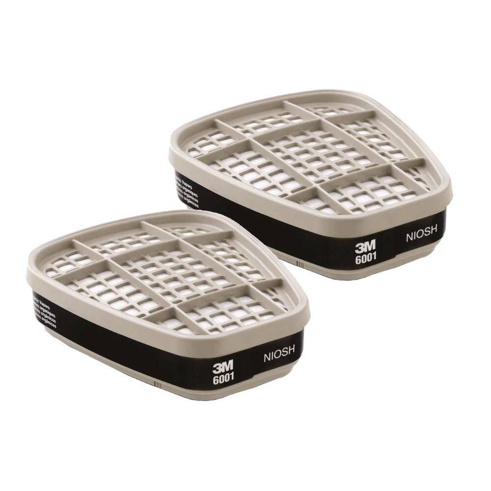 Par Cartucho Para Máscara Respiratória 3M 6001 Refil