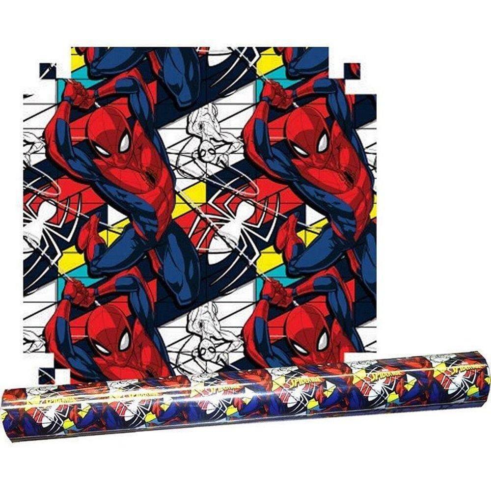 Plástico Adesivo 45Cmx10M Spider-Man Pvc