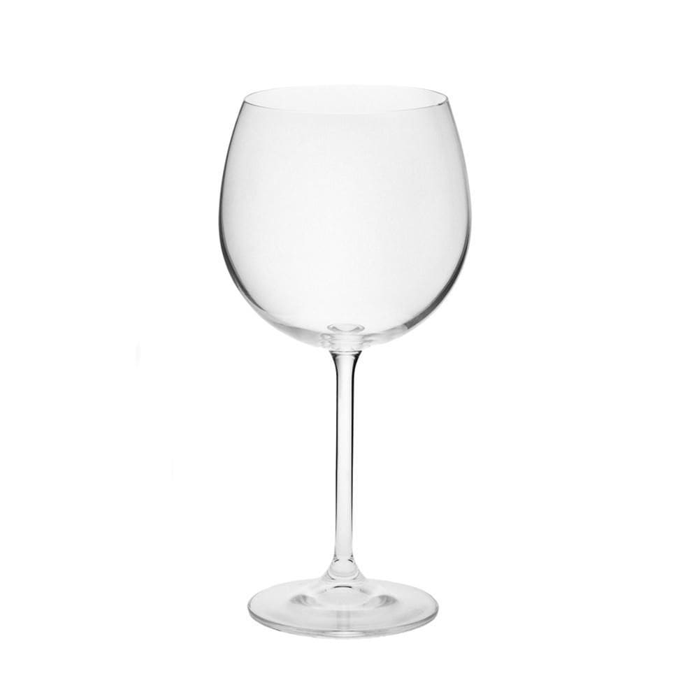Jogo De Taças 6 Peças Para Gin E Bourgogne De Cristal 850Ml