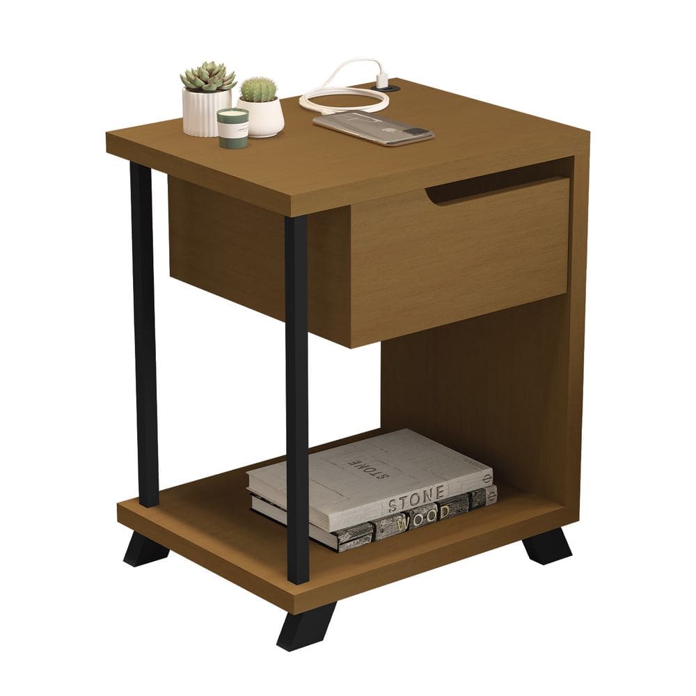 Mesa de Cabeceira JB 1010 Luxo Nature - Moveis JB