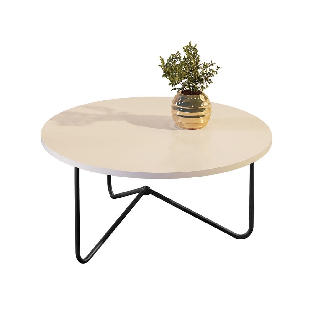 Mesa de Centro JB 8006 Luxo Pe Preto - Moveis JB
