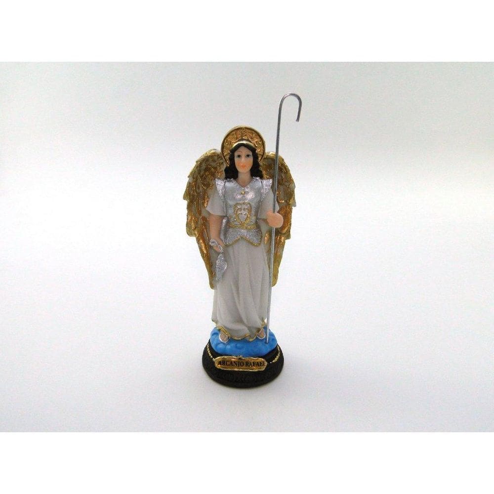 Imagem São Rafael Arcanjo 2 Resina 15 Cm