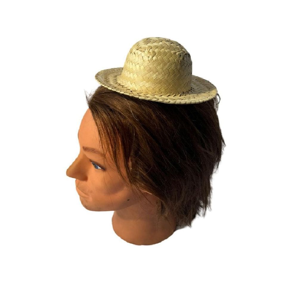 Mini Chapeu De Palha Festa Caipira Junina 18Cm - 5 Un
