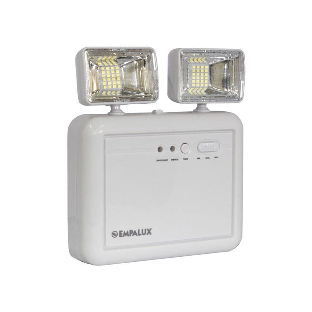 Kit 6 Luminária De Emergência Led Empalux 2200 Lumens