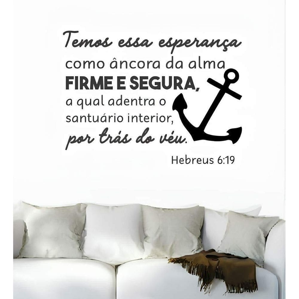 Adesivo De Parede Hebreus 6:19