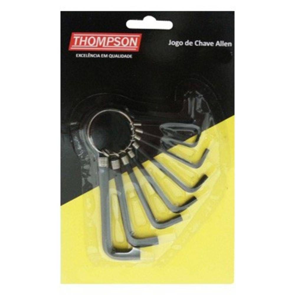 Chave Allen 10 Peças 1,5 A 10mm Thompson