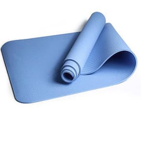 Tapete De Yoga Tpe 183x61cm Espessura 6mm - Azul