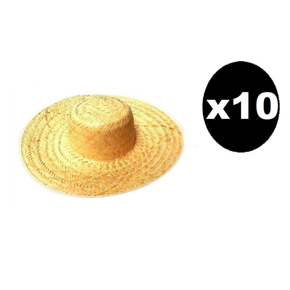 10 Chapéus De Palha Festa Junina Caipira Adulto