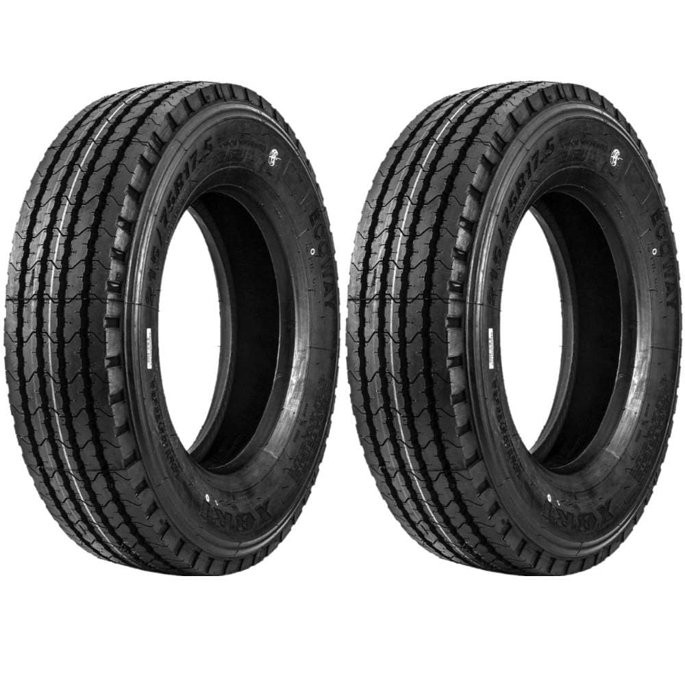 Kit 2 Pneus 235/75R17.5 Liso 18 Lonas 143/141J Ecoway P1 Xbri