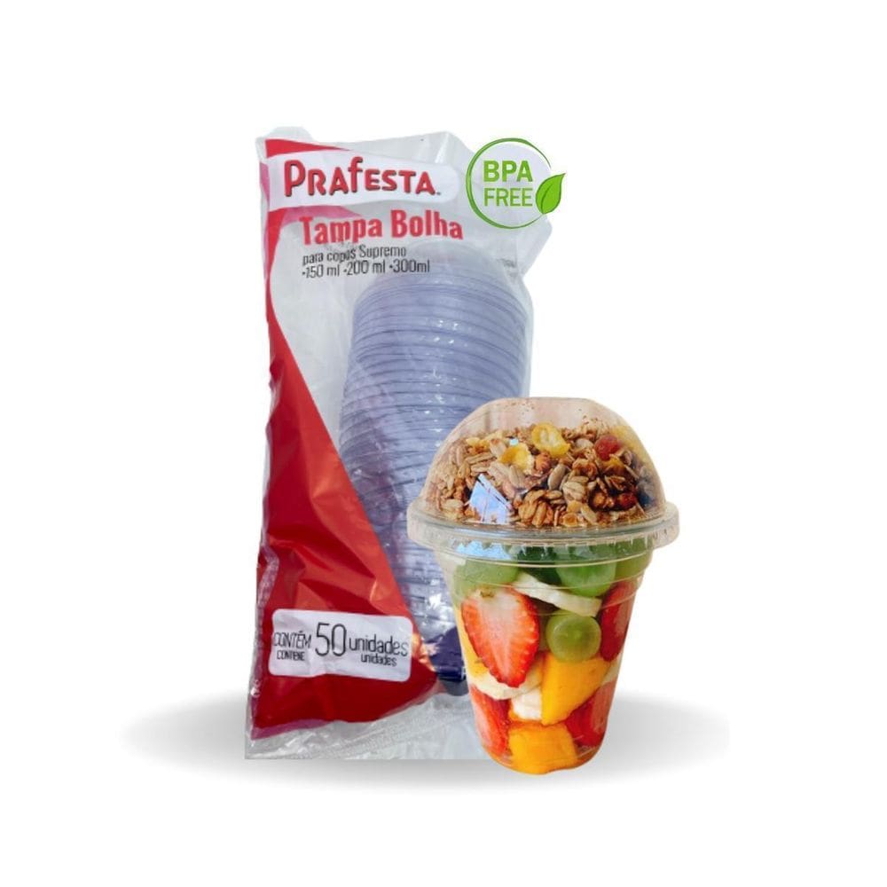 Tampa sem furo Prafesta - 50 unid: Praticidade